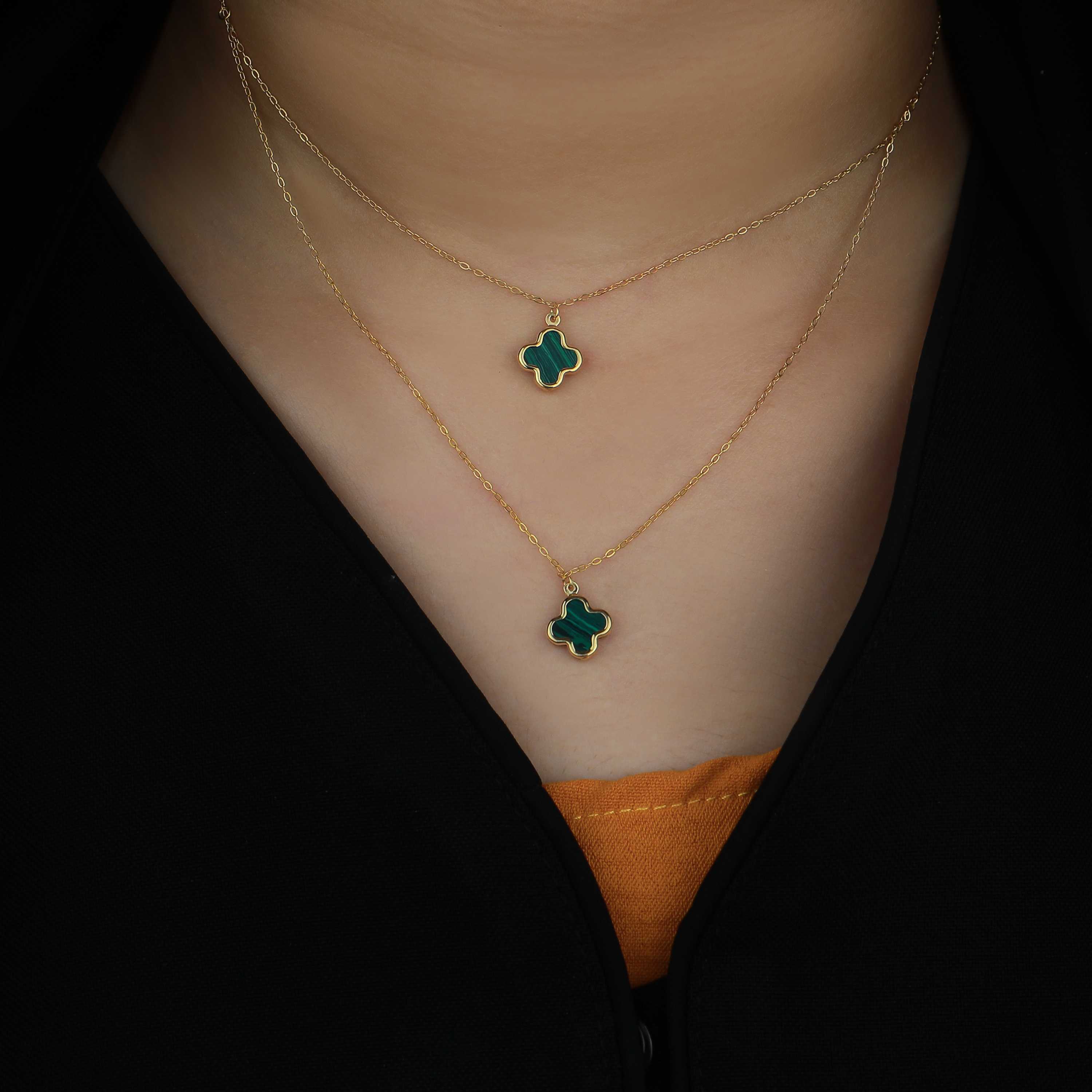 Van Cleef 18k gold choker, made in Turkey - (H-0270)